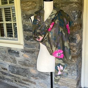 Gap camo floral scarf.